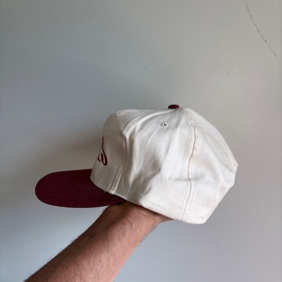 vintage Les 2 GLACES embroided 2 tone trucker hat snapback - Picture 4 of 7